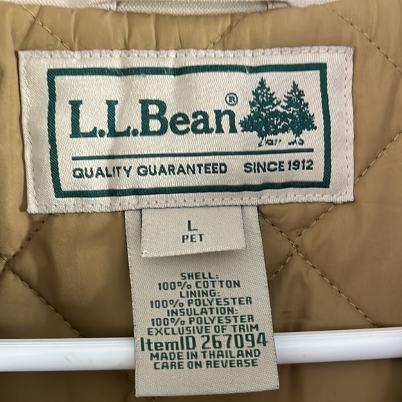 L.L. Bean Men’s Canvas Jacket - Large - Picture 2 of 3